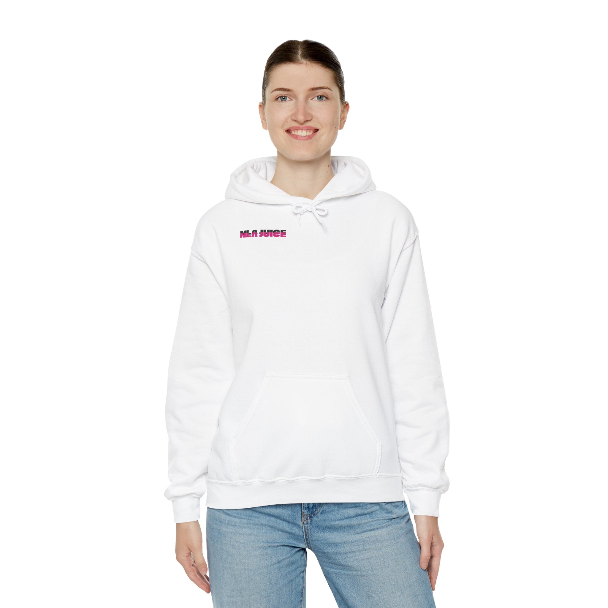 NLA Juice Album Collage Hoodie | Graphic Back Print
