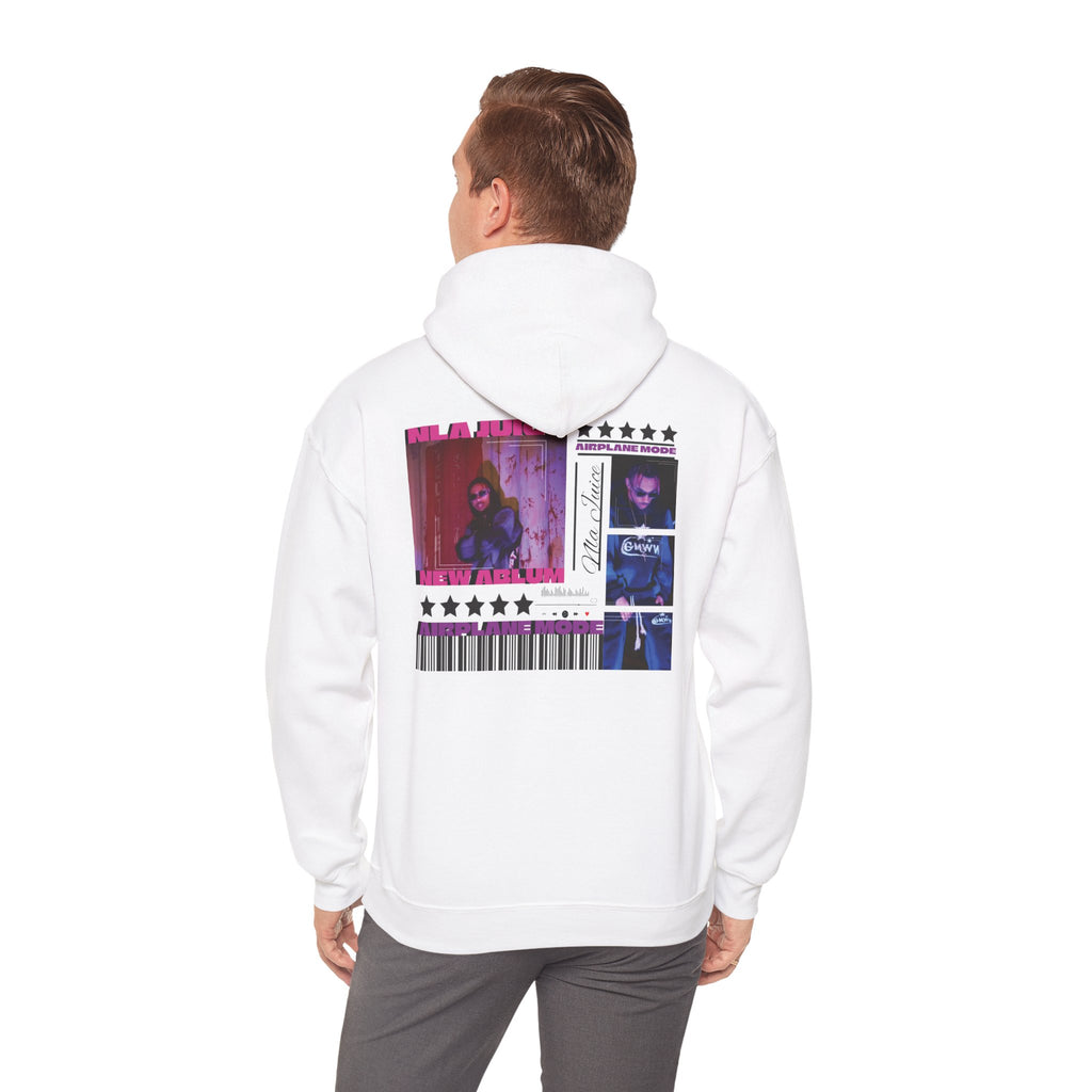 NLA Juice Album Collage Hoodie | Graphic Back Print