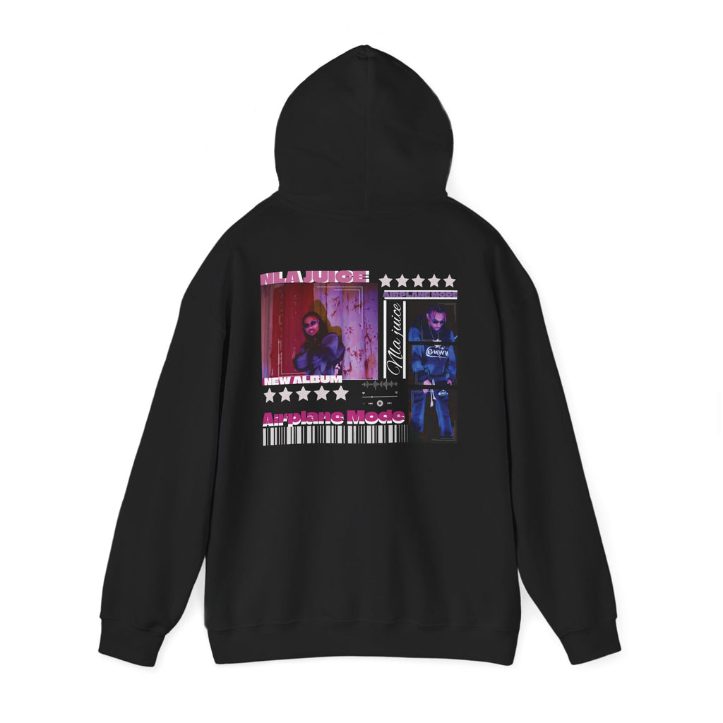 NLA Juice Album Collage Hoodie | Graphic Back Print