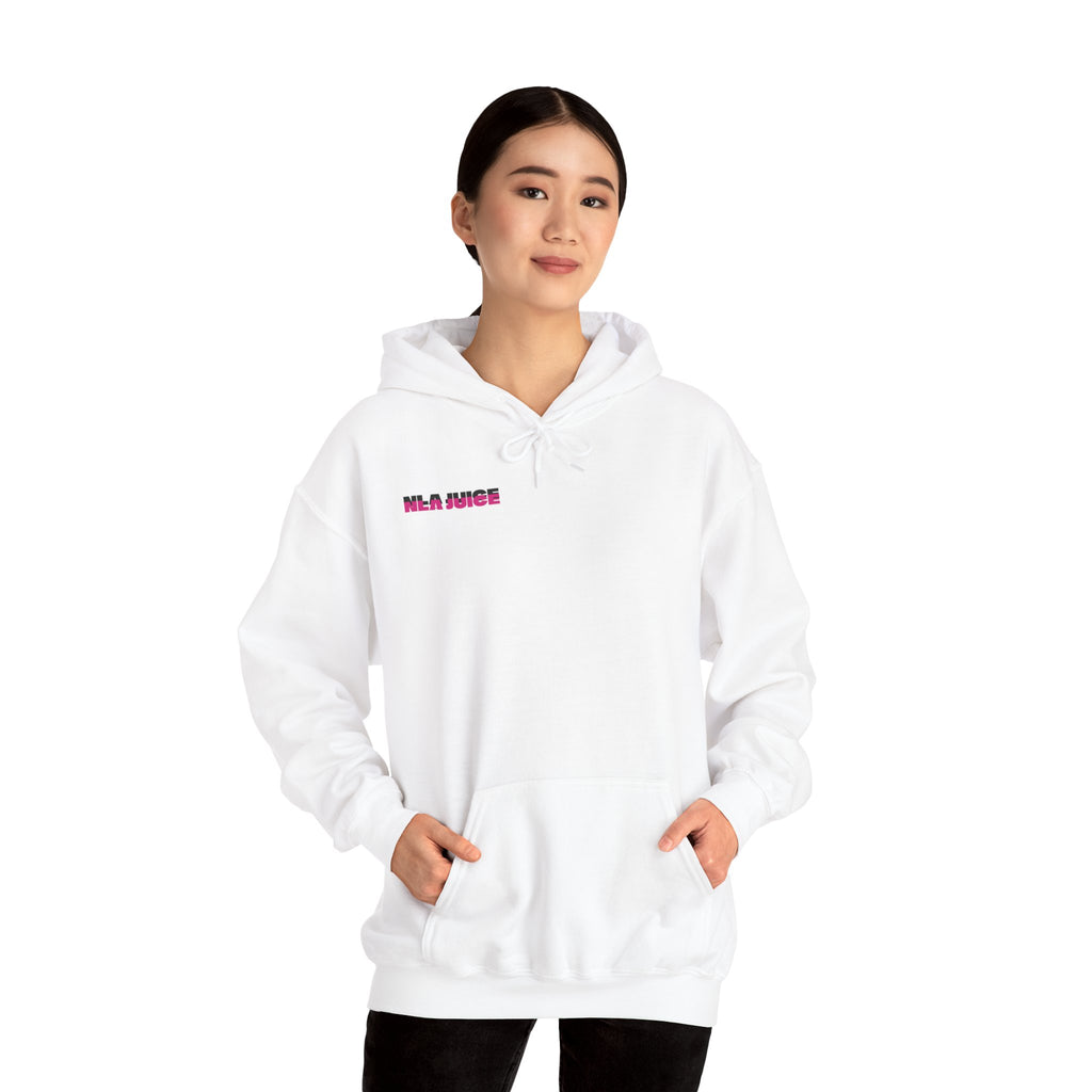 NLA Juice Album Collage Hoodie | Graphic Back Print