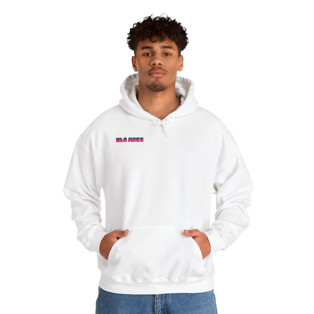 NLA Juice Album Collage Hoodie | Graphic Back Print