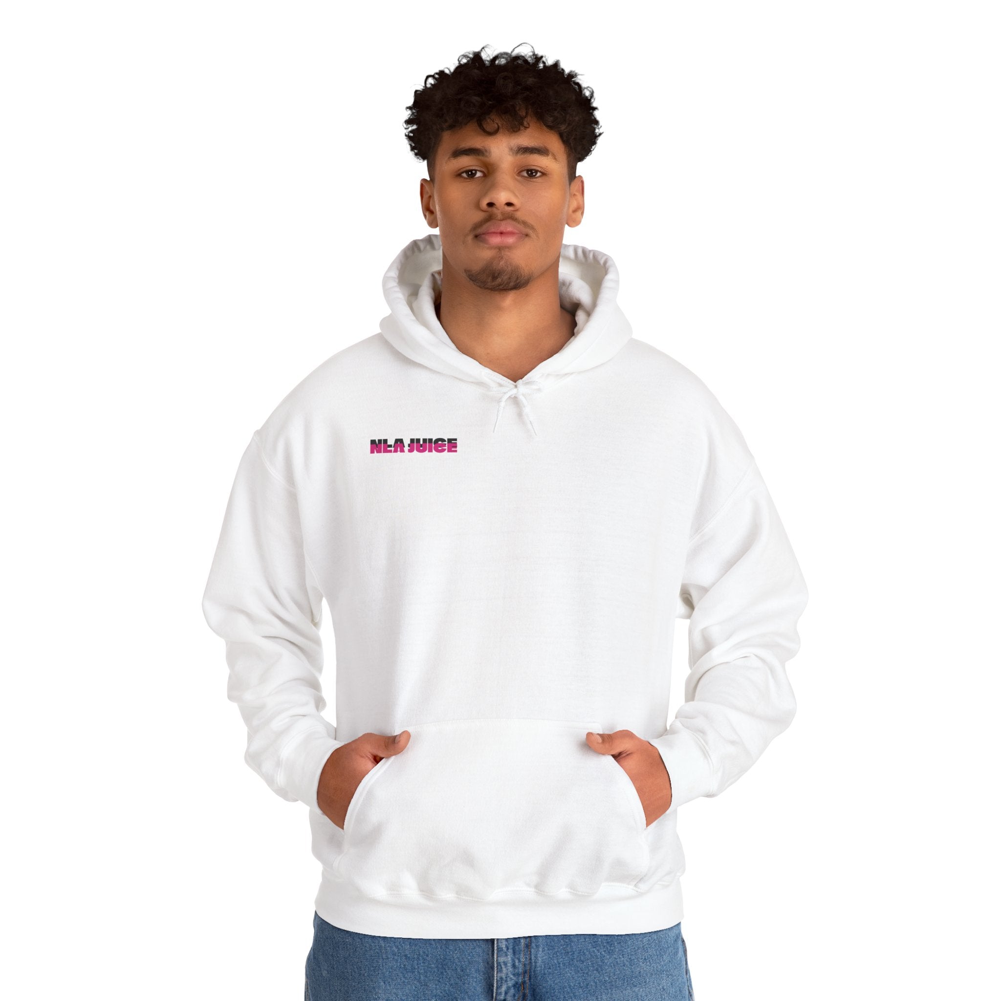 NLA Juice Album Collage Hoodie | Graphic Back Print
